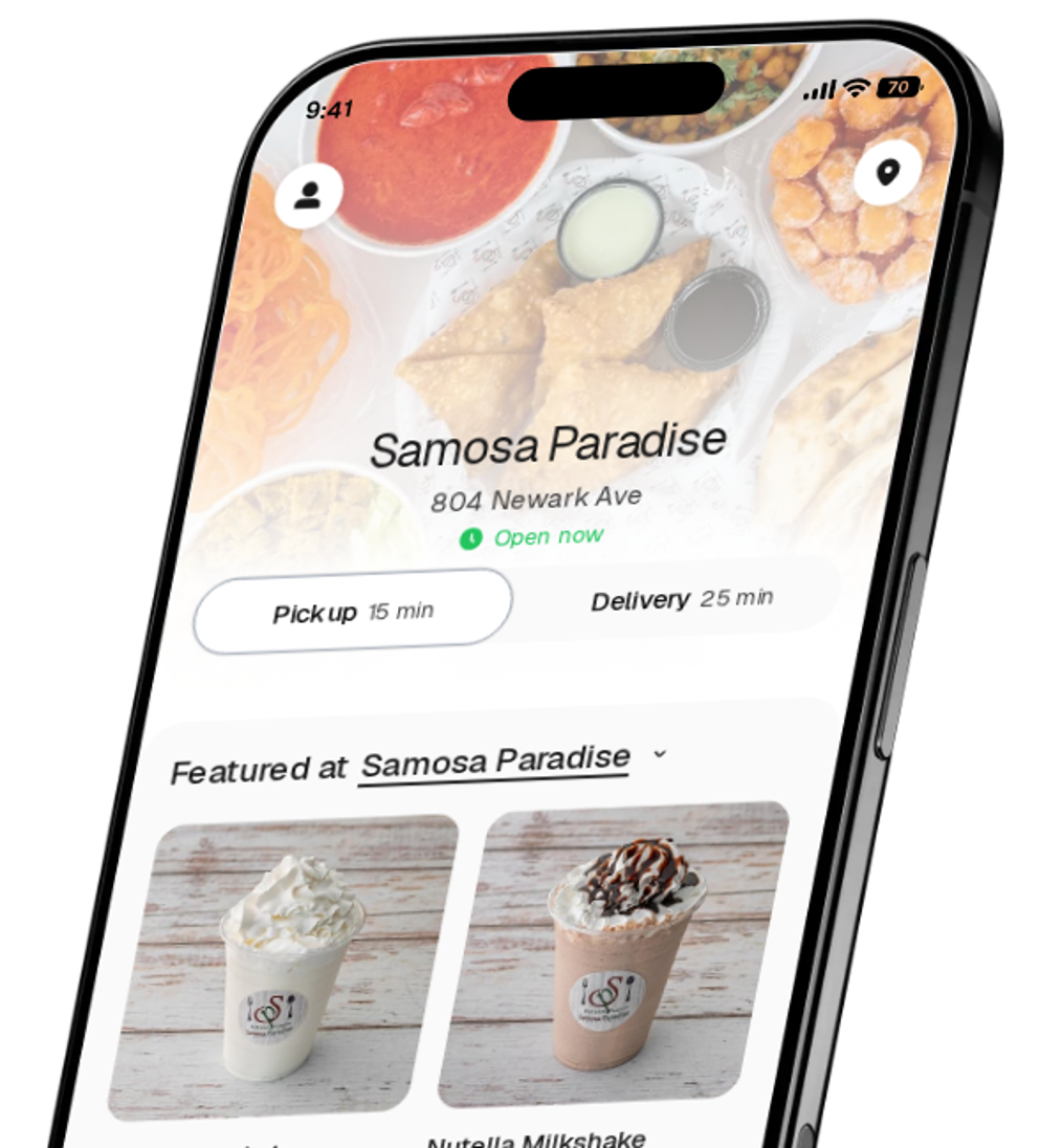 Samosa Paradise app preview